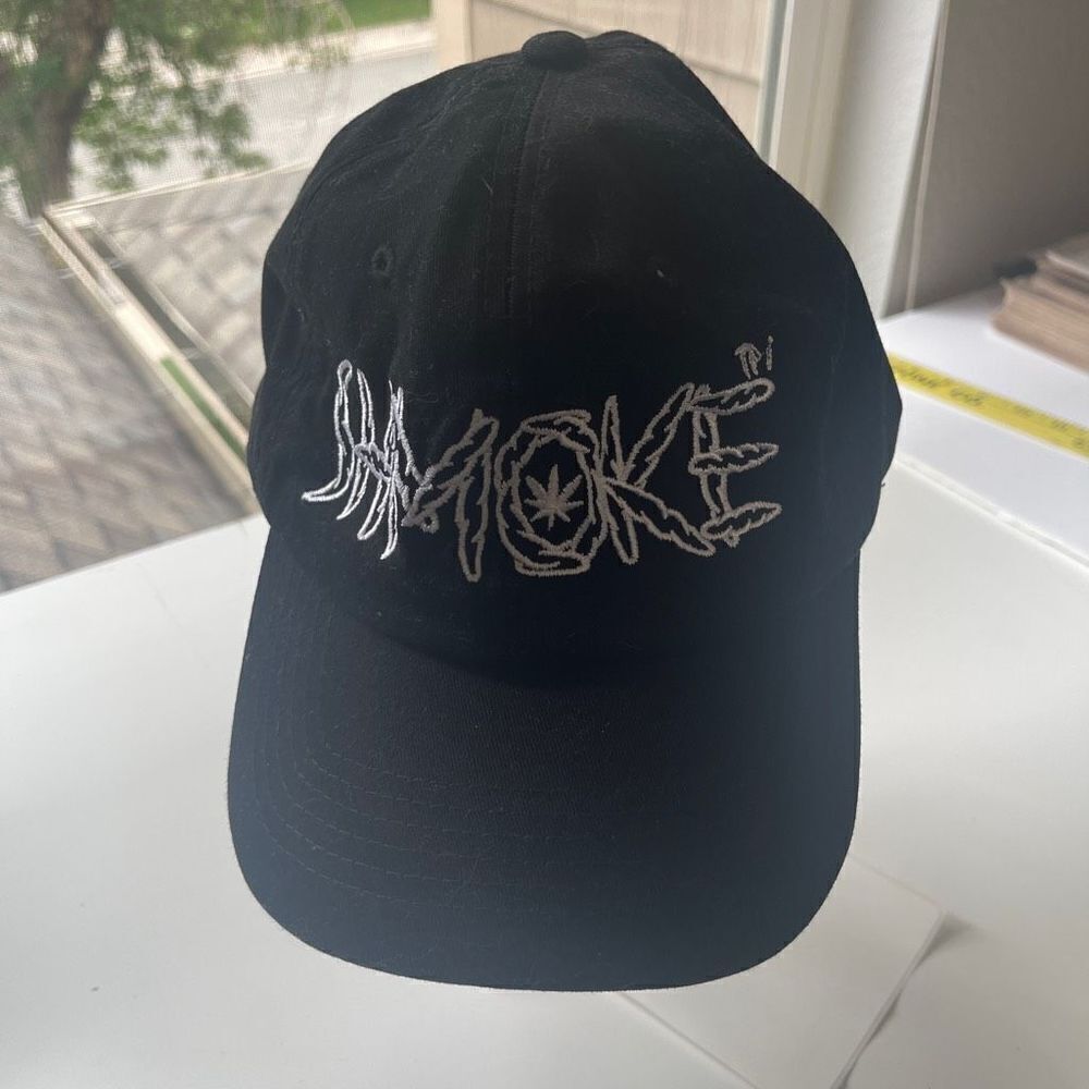 Men's Smoke LHSF 5-Panel Dad Hat Black One Size Fits All‎